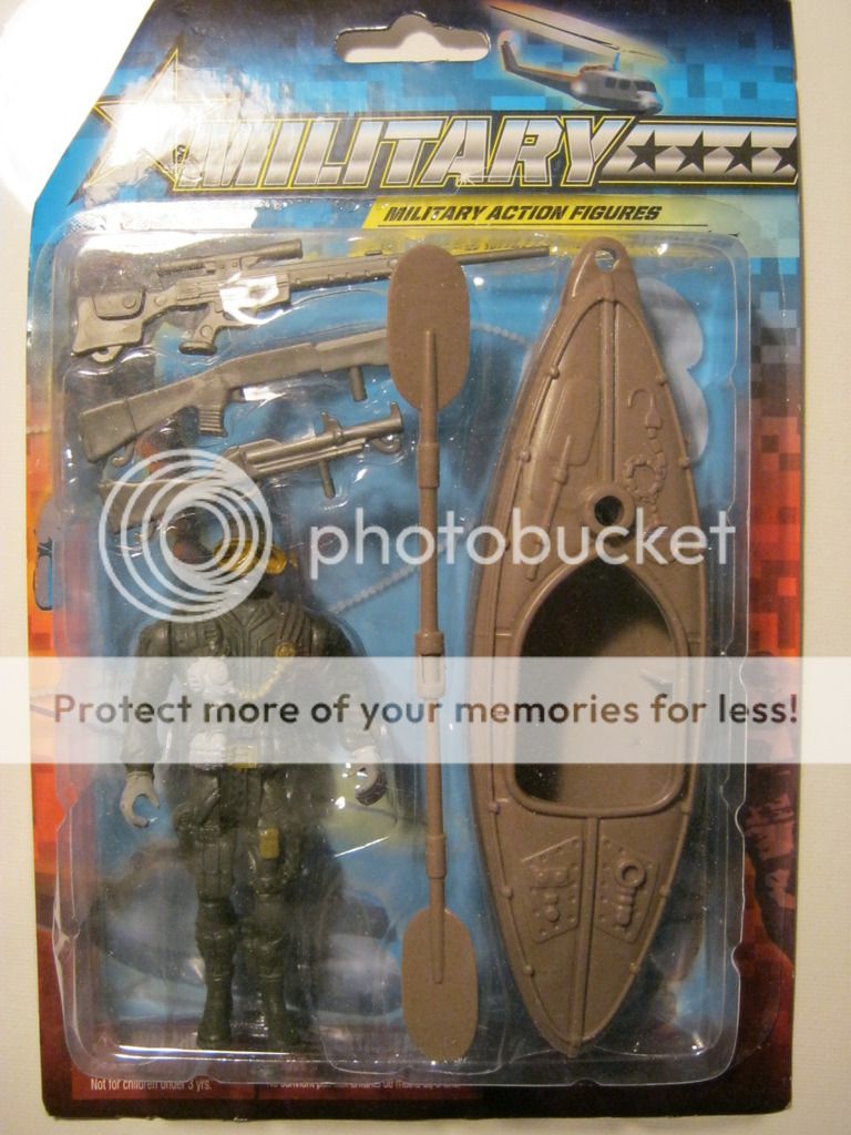 Dollar Tree Military set Kayak set.